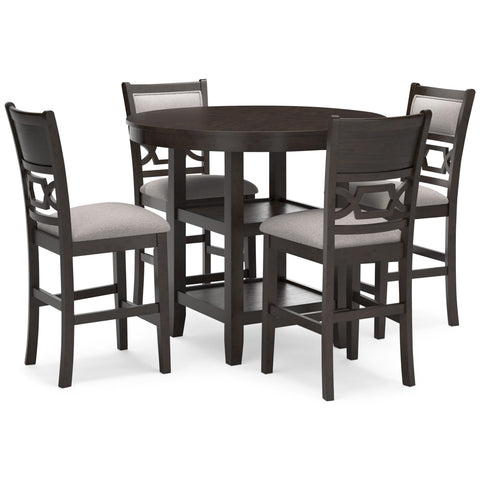  Signature Design by Ashley Langwest D422-223 Dining Room Counter Table Set IMAGE 1