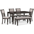  Signature Design by Ashley Langwest D422-325 Dining Room Table Set IMAGE 1
