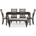  Signature Design by Ashley Langwest D422-325 Dining Room Table Set IMAGE 2