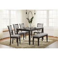  Signature Design by Ashley Langwest D422-325 Dining Room Table Set IMAGE 3