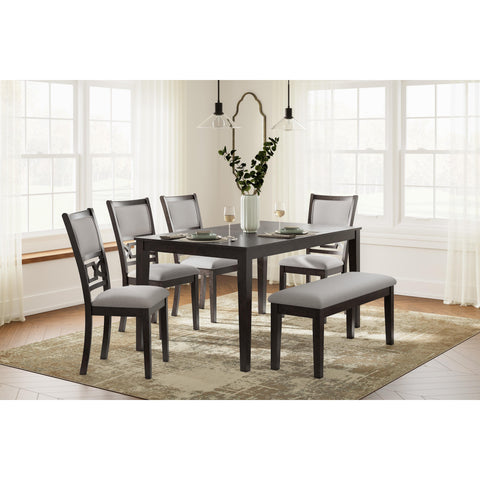  Signature Design by Ashley Langwest D422-325 Dining Room Table Set IMAGE 3