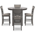  Signature Design by Ashley Wrenning D425-223 Dining Room Counter Table Set IMAGE 2