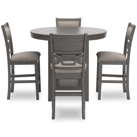  Signature Design by Ashley Wrenning D425-223 Dining Room Counter Table Set IMAGE 2