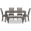  Signature Design by Ashley Wrenning D425-325 Dining Room Table Set IMAGE 2