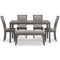  Signature Design by Ashley Wrenning D425-325 Dining Room Table Set IMAGE 2