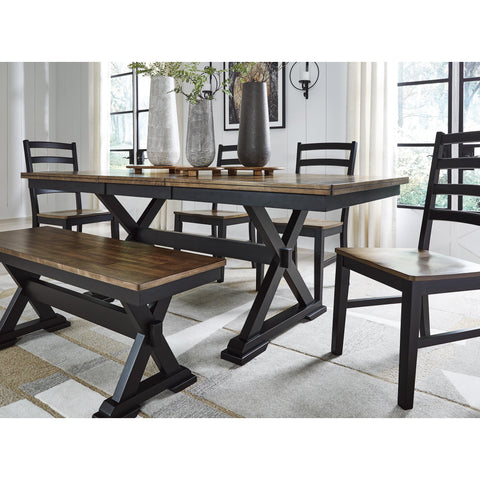  Signature Design by Ashley Wildenauer D634-35 Rectangular Dining Room Extension Table IMAGE 15