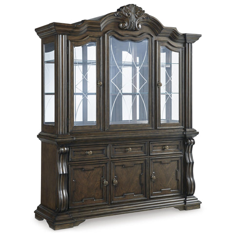  Signature Design by Ashley Maylee D947D1 Dining Buffet and Hutch IMAGE 1