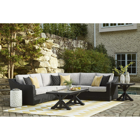  Signature Design by Ashley Beachcroft P792P1 3 pc Outdoor Sectional IMAGE 3