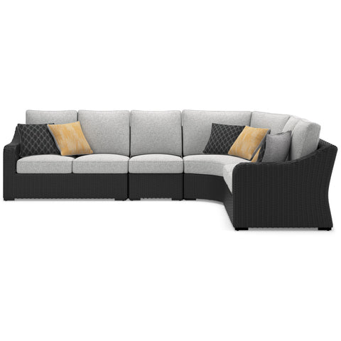  Signature Design by Ashley Beachcroft P792P2 4 pc Outdoor Sectional IMAGE 2
