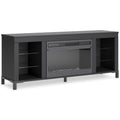  Signature Design by Ashley Cayberry W2721-168 TV Stand with Fireplace IMAGE 1