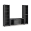  Signature Design by Ashley Cayberry W2721W2 3 pc Entertainment Center with Electric Fireplace IMAGE 1