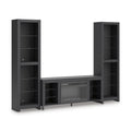  Signature Design by Ashley Cayberry W2721W2 3 pc Entertainment Center with Electric Fireplace IMAGE 1