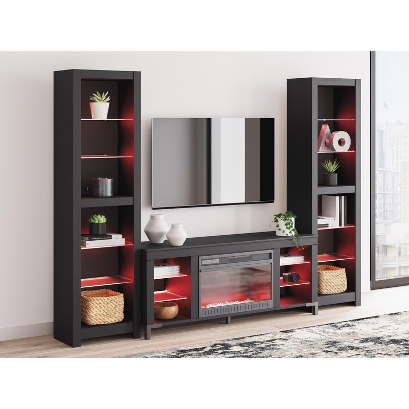  Signature Design by Ashley Cayberry W2721W2 3 pc Entertainment Center with Electric Fireplace IMAGE 8