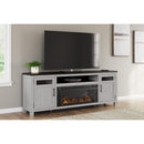  Signature Design by Ashley Darborn W796W1 88" TV Stand with Electric Fireplace IMAGE 3
