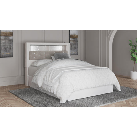  Signature Design by Ashley Altyra B2640-65 Queen Upholstered Panel Bookcase Headboard IMAGE 6