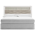  Signature Design by Ashley Altyra B2640-69 King Upholstered Panel Bookcase Headboard IMAGE 3