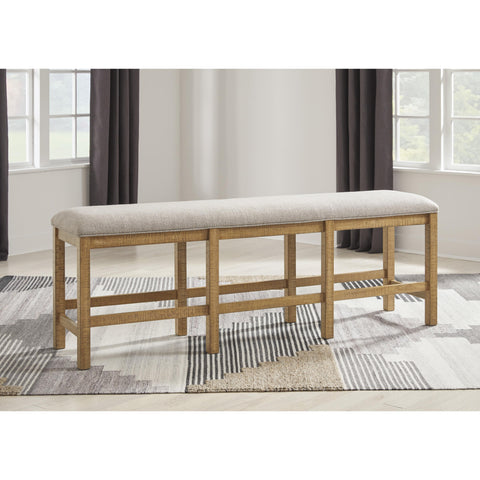  Signature Design by Ashley Havonplane D773-09 XL Counter Upholstered Dining Room Bench IMAGE 5