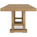 Signature Design by Ashley Havonplane Counter Height Dining Table with Trestle Base D773-32 IMAGE 3