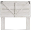  Signature Design by Ashley Shawburn EB4121-156 Full Crossbuck Panel Headboard IMAGE 2