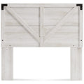  Signature Design by Ashley Shawburn EB4121-156 Full Crossbuck Panel Headboard IMAGE 2