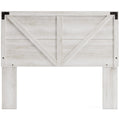  Signature Design by Ashley Shawburn EB4121-157 Queen Crossbuck Panel Headboard IMAGE 2