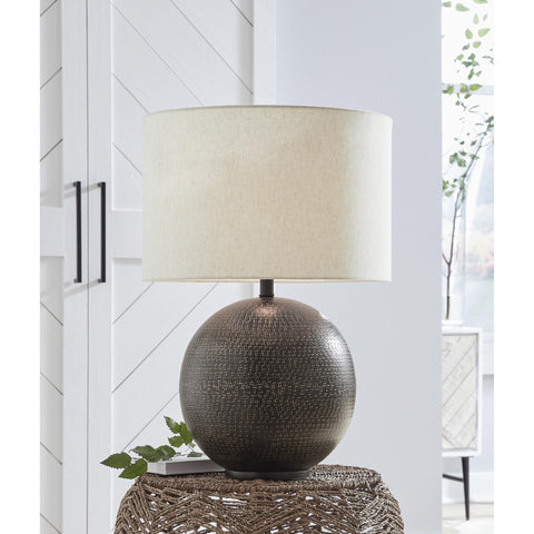  Signature Design by Ashley Hambell L207434 Metal Table Lamp IMAGE 2
