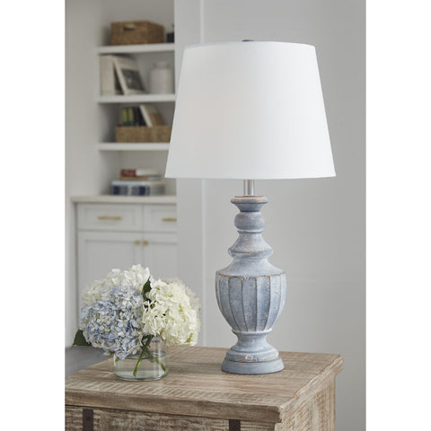  Signature Design by Ashley Cylerick L235714 Terracotta Table Lamp IMAGE 2