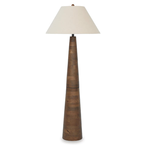  Signature Design by Ashley Danset L329101 Wood Floor Lamp IMAGE 1