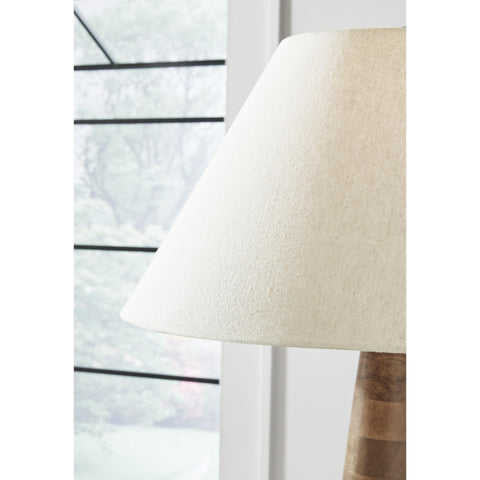  Signature Design by Ashley Danset L329101 Wood Floor Lamp IMAGE 4