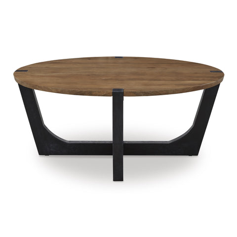  Signature Design by Ashley Hanneforth T726-8 Round Cocktail Table IMAGE 2