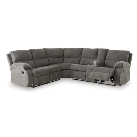  Signature Design by Ashley Museum 81807S1C 2 pc Reclining Sectional IMAGE 1
