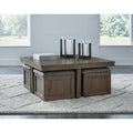  Signature Design by Ashley Boardernest T738T1 Coffee Table and 2 End Tables IMAGE 2