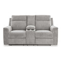  Signature Design by Ashley Barnsana 3320196C Double Reclining Power Loveseat with Console IMAGE 3
