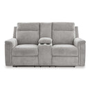 Signature Design by Ashley Barnsana Power Reclining Fabric Loveseat with Console 3320196C IMAGE 3