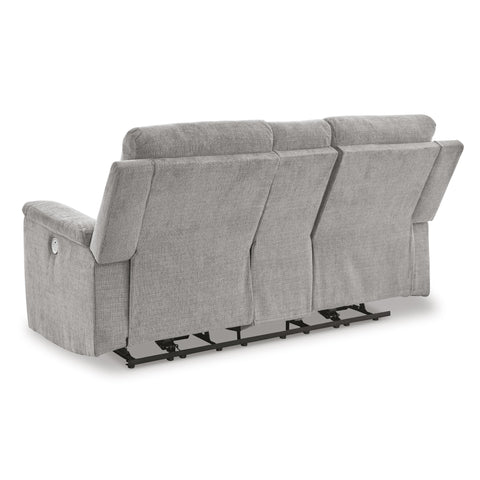  Signature Design by Ashley Barnsana 3320196C Double Reclining Power Loveseat with Console IMAGE 5