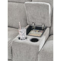 Signature Design by Ashley Barnsana 3320196C Double Reclining Power Loveseat with Console IMAGE 7