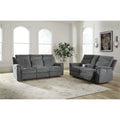  Signature Design by Ashley Barnsana 3320296C Double Reclining Power Loveseat with Console IMAGE 12
