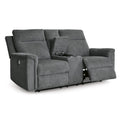  Signature Design by Ashley Barnsana 3320296C Double Reclining Power Loveseat with Console IMAGE 2