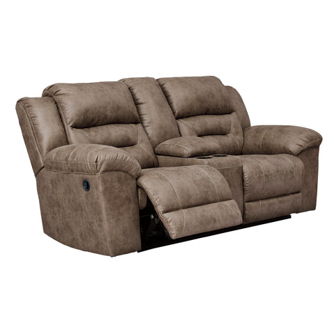  Signature Design by Ashley Stoneland 3990594C Double Reclining Loveseat with Console IMAGE 2