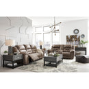Signature Design by Ashley Stoneland Reclining Leather Look Loveseat with Console 3990594C IMAGE 9