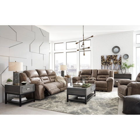  Signature Design by Ashley Stoneland 3990596C Double Reclining Power Loveseat with Console IMAGE 10