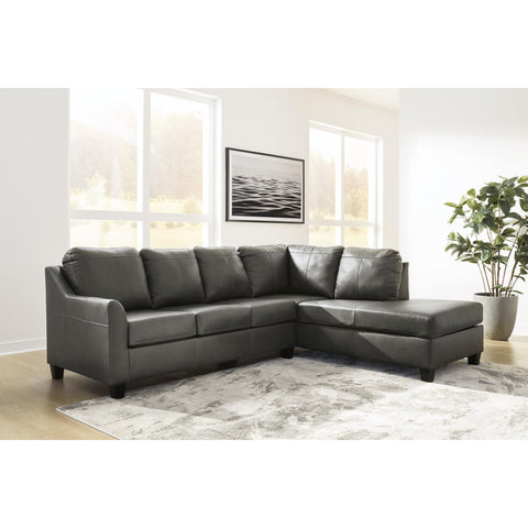  Signature Design by Ashley Valderno 47804S1C 2 pc Sectional with Chaise IMAGE 3