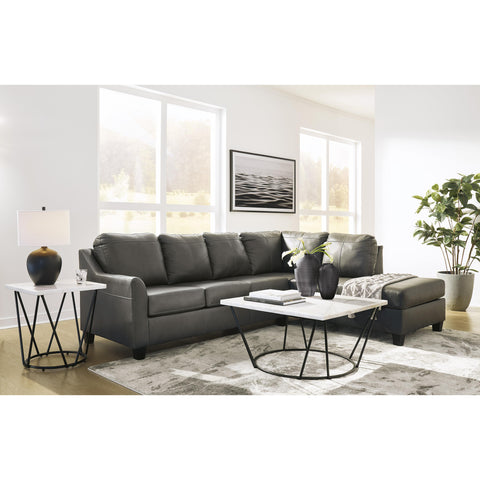  Signature Design by Ashley Valderno 47804S1C 2 pc Sectional with Chaise IMAGE 5