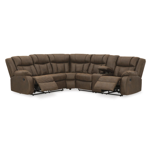  Signature Design by Ashley Trail Boys 82703S1C 2 pc Reclining Sectional IMAGE 2