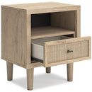Signature Design by Ashley Cielden 1-Drawer Nightstand B1199-91 IMAGE 2