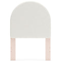  Signature Design by Ashley Wistenpine B1323-53 Twin Upholstered Round Headboard IMAGE 2