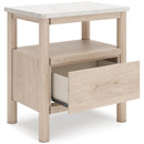 Signature Design by Ashley Cadmori 1-Drawer Nightstand B2615-91 IMAGE 2