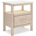  Signature Design by Ashley Cadmori B2615-91 One Drawer Night Stand IMAGE 3
