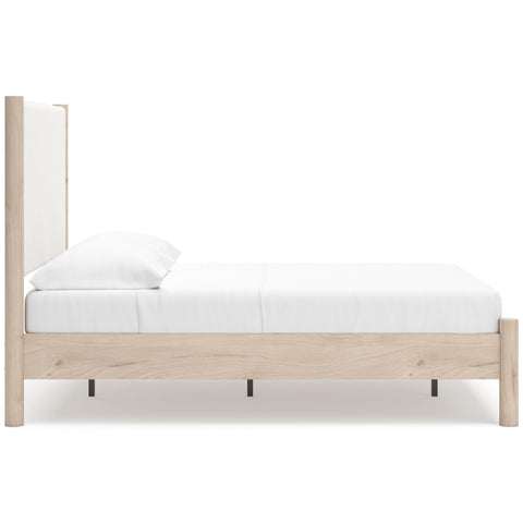  Signature Design by Ashley Cadmori B2615B8 Full Upholstered Panel Bed IMAGE 3