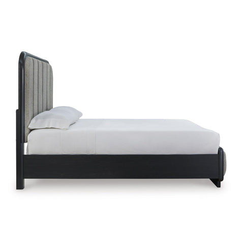  Signature Design by Ashley Rowanbeck B821B2 Queen Upholstered Panel Bed IMAGE 3